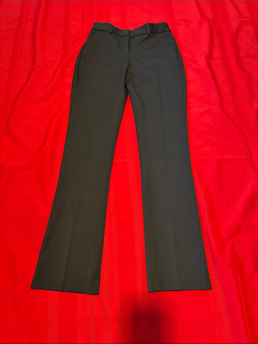 Express Black Boot-Cut Trousers